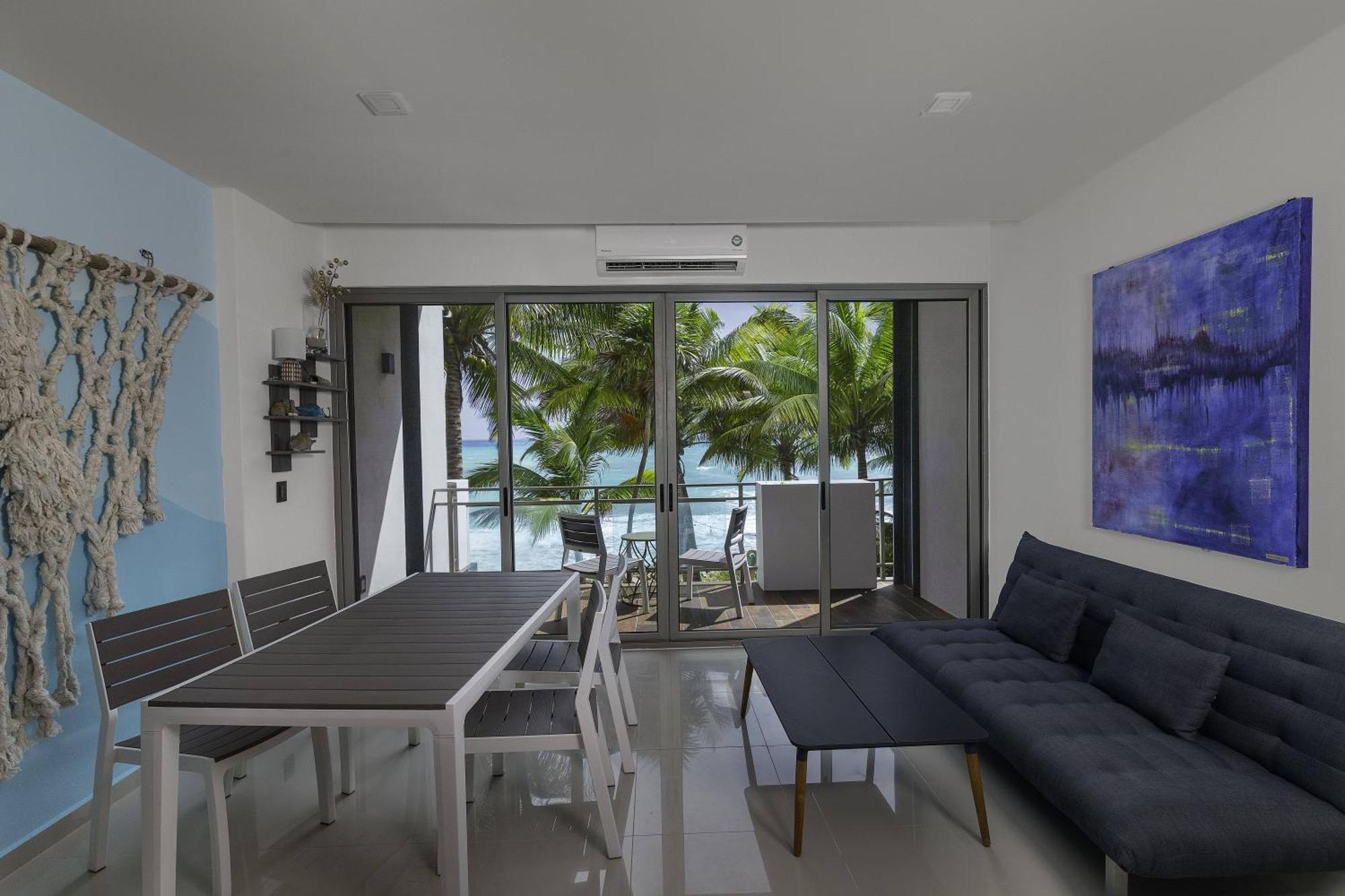 Angelina 28 Beachfront And Family Apartments - Modern And Relaxing Long Stays - 20 Min From Cancun Airport Puerto Morelos Εξωτερικό φωτογραφία