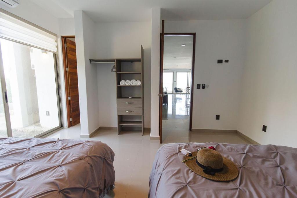 Angelina 28 Beachfront And Family Apartments - Modern And Relaxing Long Stays - 20 Min From Cancun Airport Puerto Morelos Εξωτερικό φωτογραφία